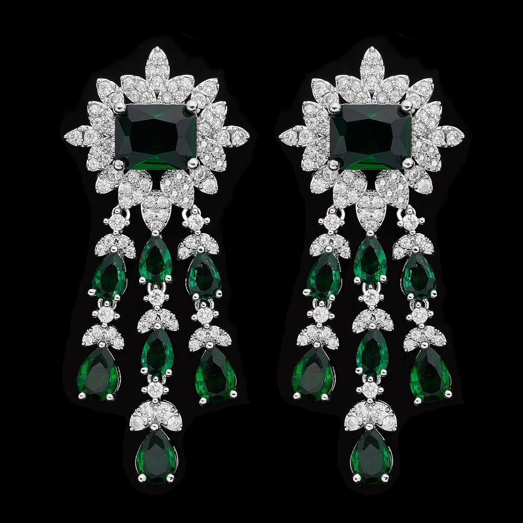 2024 Bridal Zirconia Full Jewelry Sets For Women Party 4pcs Luxury Dubai Nigeria CZ Crystal Wedding Necklace Sets