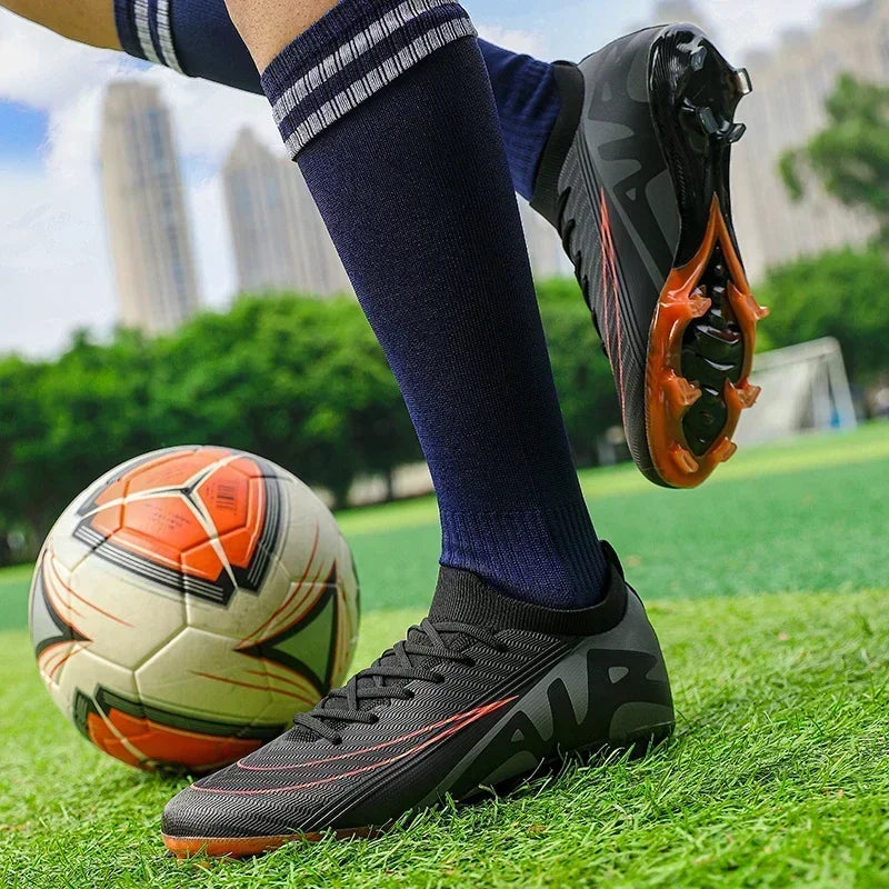 Football Boots Men Training Sport Non-Slip Grass Unisex Outdoor Ultralight Soccer Shoes Sports Shoes Breathable Drop Shipping