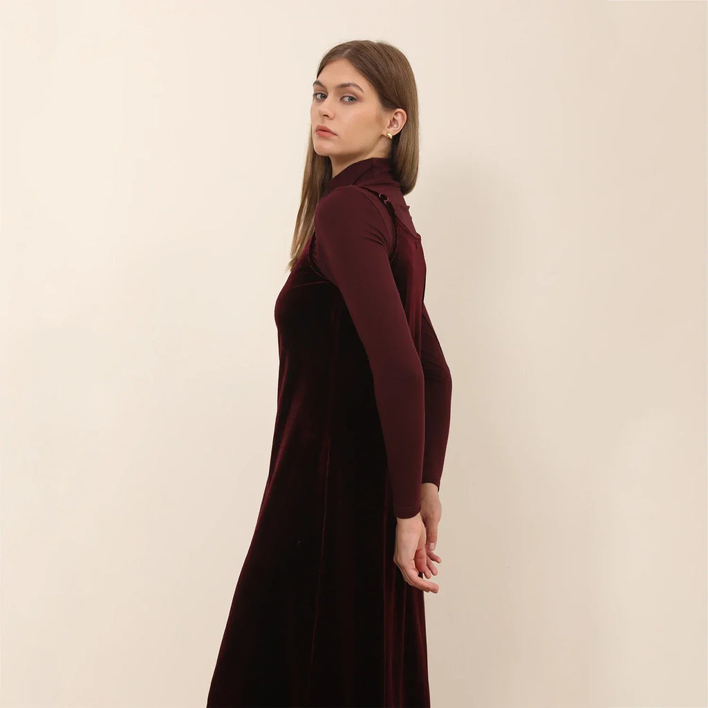 2025 Autumn and Winter Women Velvet Cardigan and Strap Dress Elegant Lady Clothes Ribbed Modal Shirt Customized Three Colors