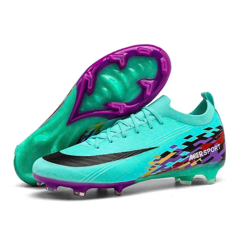 New Men Football Boots Ultralight Soccer Shoes Sport Outdoor Match Unisex Non-Slip Cleats Adult Comfortable Grass High-quality