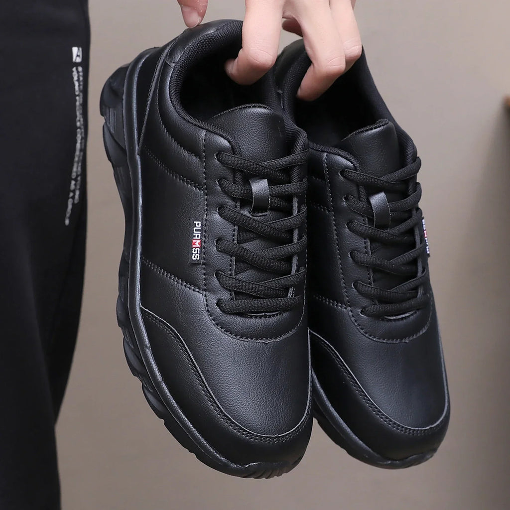 Men Sneakers Soft Sports Running Shoes New Casual Shoes for Men Solid Black White Walking Footwear Fitness jogging Men Shoes