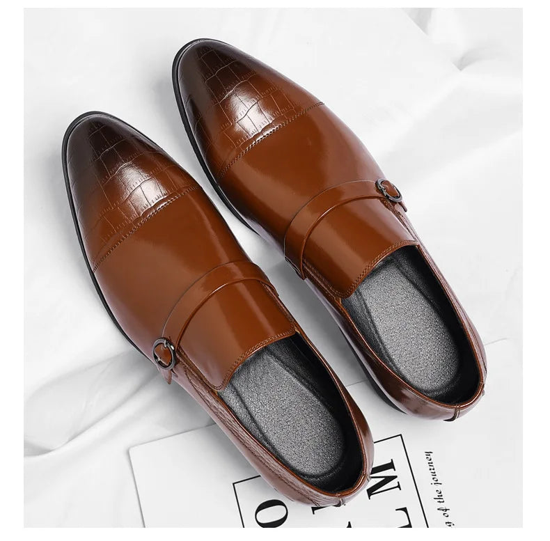 Designer Cow Leather Elegant Shoes Man Summer Autumn Business Casual Wedding Shoes Male British Style Fashion Dress Shoe Man