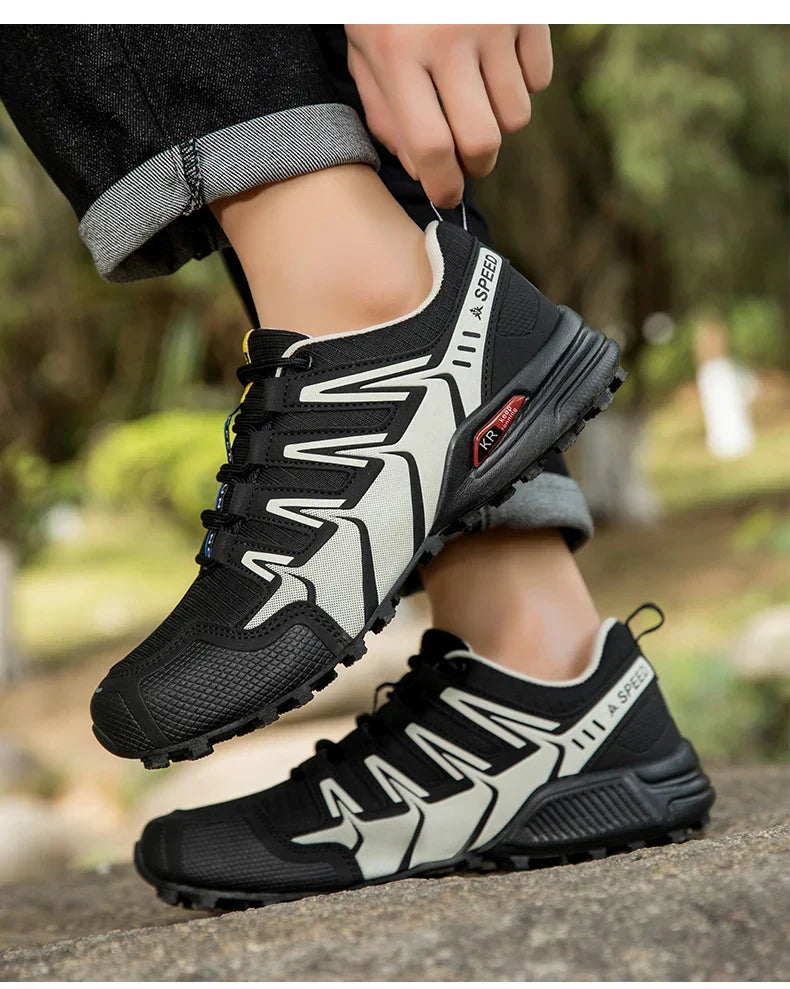 Waterproof Hiking Shoes Men‘s Outdoor Trekking Sneakers Mountain Climbing Camping Trainers Hunting Tactical Boots Bike Shoe Male