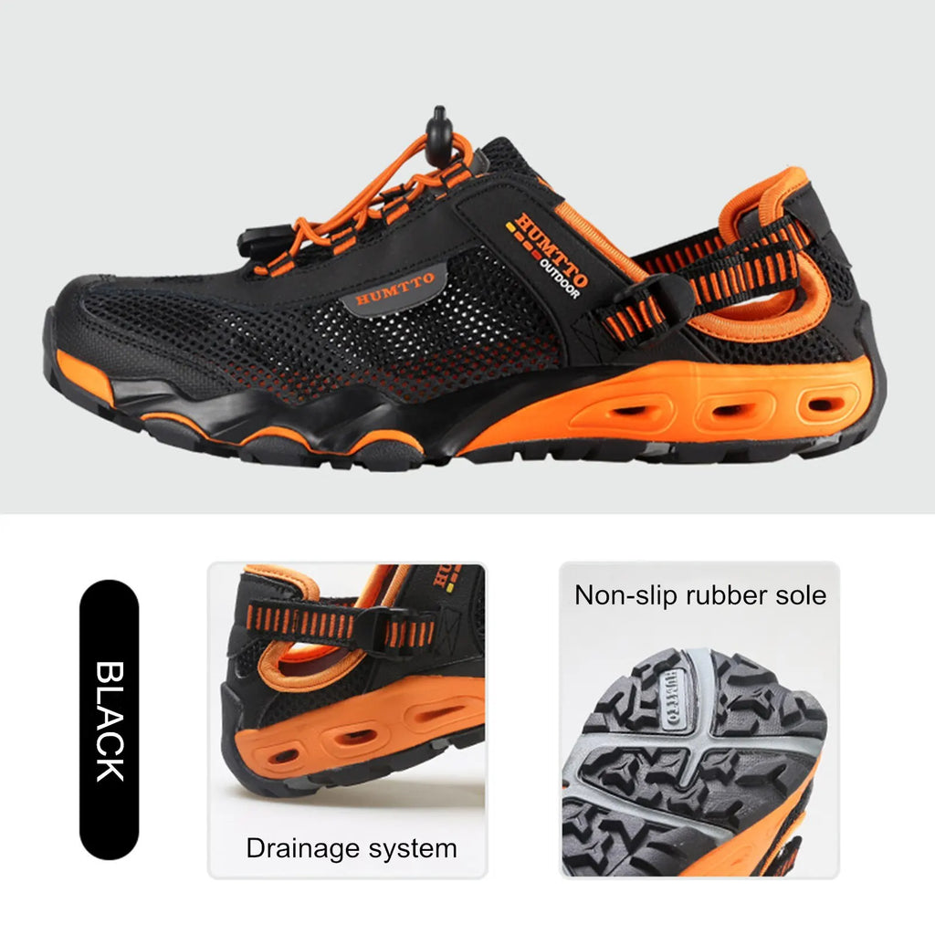 Hiking Shoes for Men Outdoor Man Sneakers Breathable Quick Drying Sports Trekking Beach Barefoot Mens Shoes