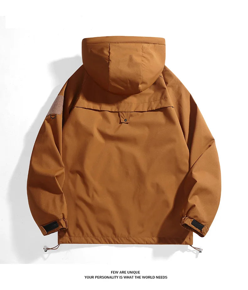 Unisex Waterproof Running Jacket Autumn Windproof Windbreaker Hiking Camping Trekking Outdoor Jackets Men Women Coats