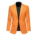 15 Color Fashion Mens Suit Jacket High Quality Slim Fit Solid Color Casual Business Mens Blazers Formal Office Wedding Suit Tops
