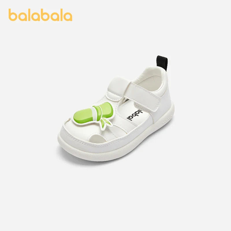 Balabala Baby Girl Walking Shoes Boys Girls Children Sandals Shoes 2024 Summer New Infant Slip-Resistant Fashionable and Cute