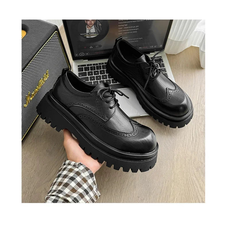 Brand Man Shoes Formal Green Glossy Leather Shoes for Men Lace Up Oxfords for Male Wedding Party Office Business Casual Shoe Men