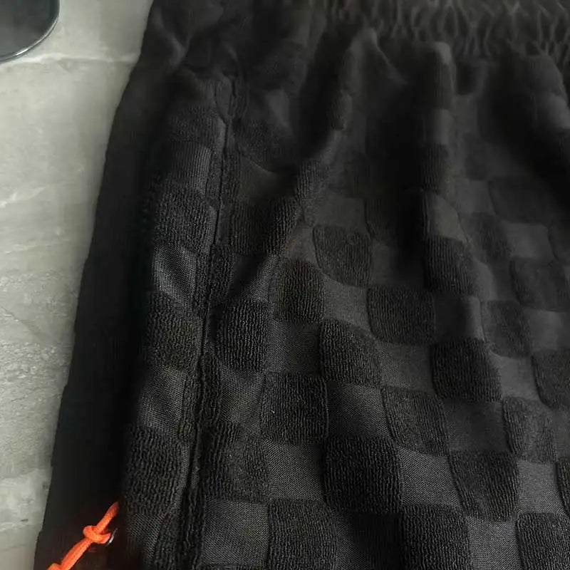 New Summer Men Zipper Pocket Sweatpants Casual Shorts Men's Beach Shorts Basketball Short Trousers Print Label Sportswear Men