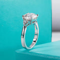 4.6 Carat D Color Moissanite Diamond Engagement Wedding Ring 925 Sterling Silver Rings Fine Jewelry Wholesale