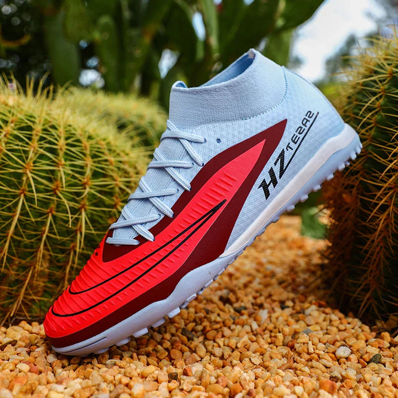 New Men Football Boots Training Breathable Cleats Adult Outdoor Non Slip Match Long Spikes Soccer Shoes Sport Boys Comfortable