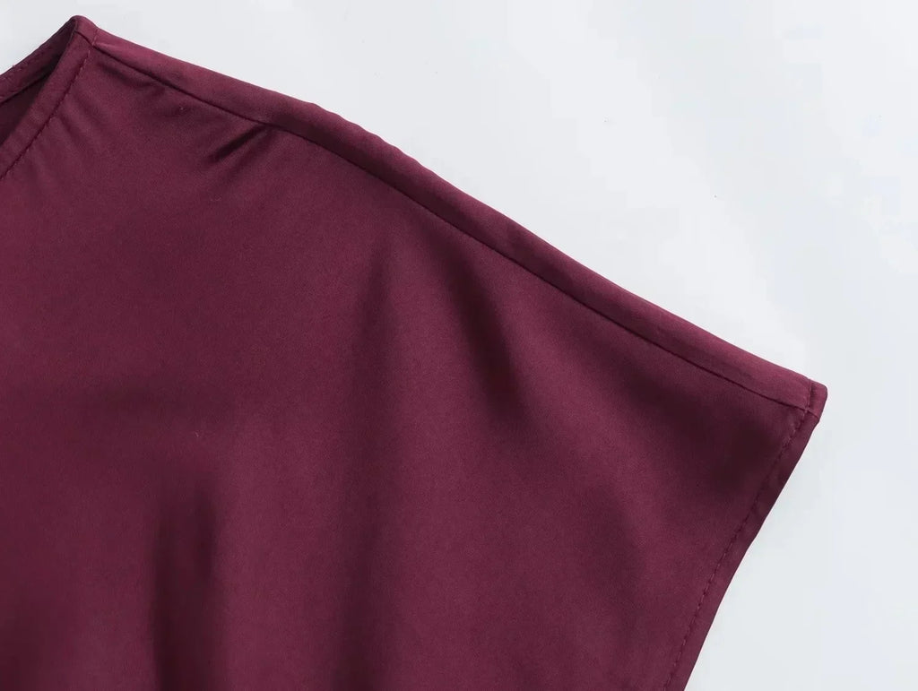 Midi Satin Dress Woman Long Dresses For Women Chic And Elegant Evening Dresses Female Party Dress