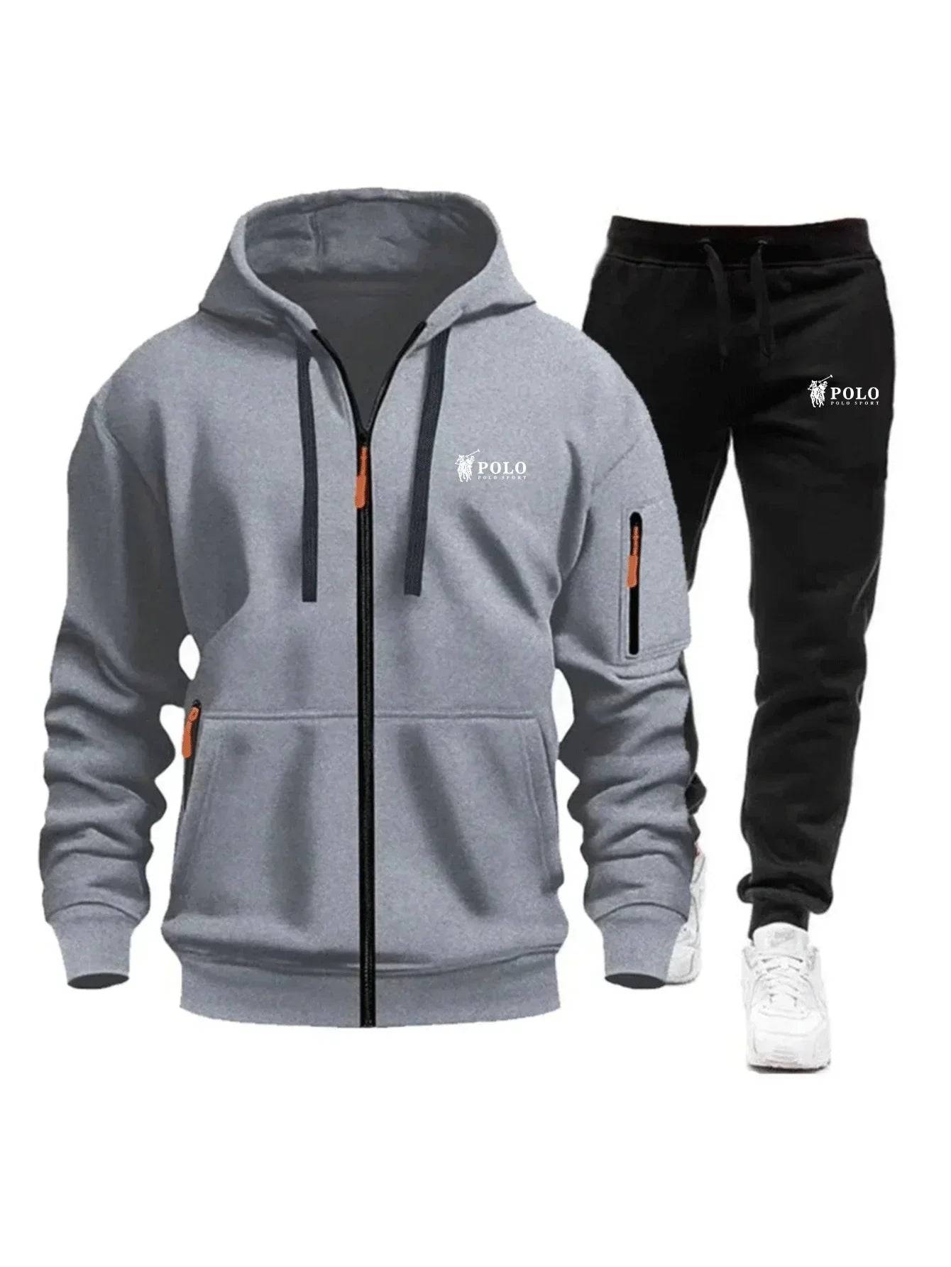 Zipper Sweatshirt Suit Sweatshirts for Men Daily Casual Hoodies Pants High Quality 2026 Sports Tracksuit Jogging Men's Clothing