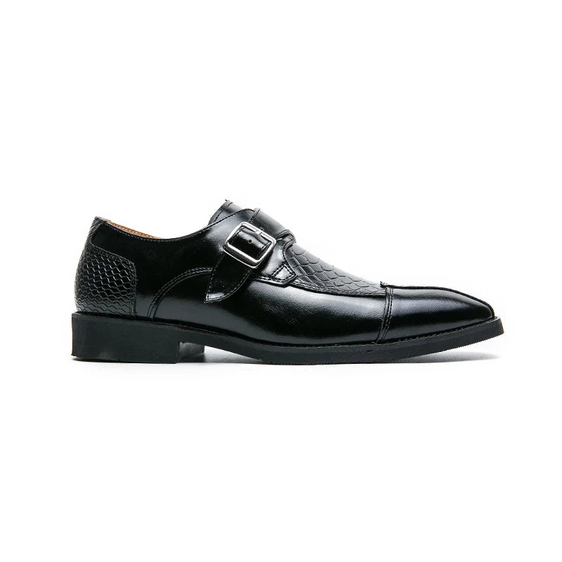Leather Designer Brand Monks Snake Luxury Men Casual Office Business Man Loafers Mens Moccasins Driving Wedding Dress Male Shoes