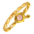 Cute Women's Fashion Small Dial Quartz Bracelet Wrist Watch Wholesale New Arrival with heart pendant Ladies Watch