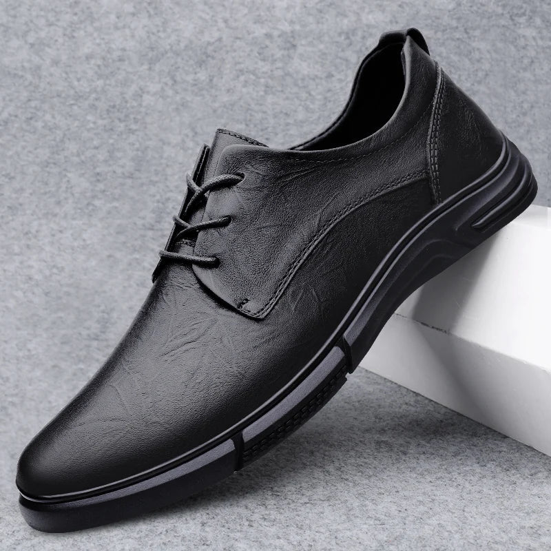 Casual Fashion Sports Shoes Social Elegance Trendy Footwear Spring Autumn Flat Formal Leather Shoes Men Business Oxfords Shoes