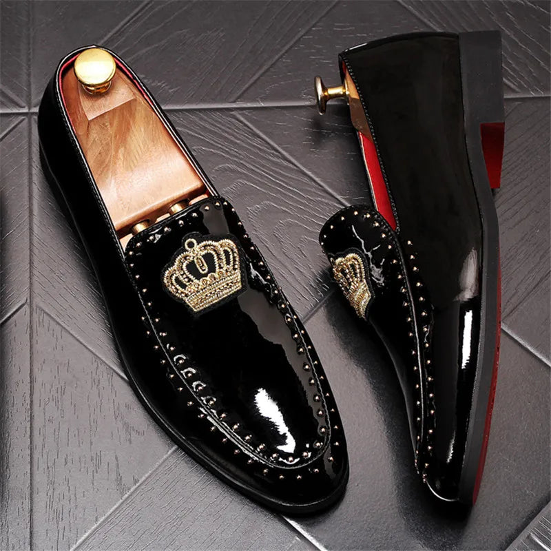New Arrival Men's Shoes Luxury Designer Leather Casual Driving Oxfords Flats Shoes Mens Loafers Moccasins Italian Shoe For Men