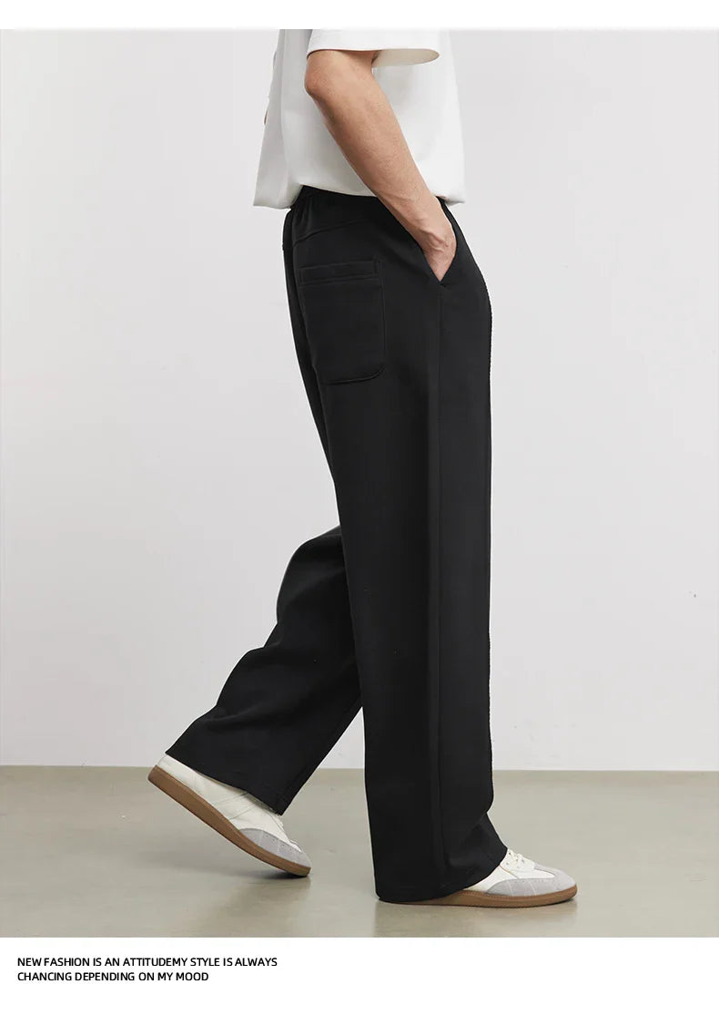 Fashion American Casual Sweatpants Men Spring And Autumn 2026 New Air Layer Scimitar Pants Loose Sports Pants