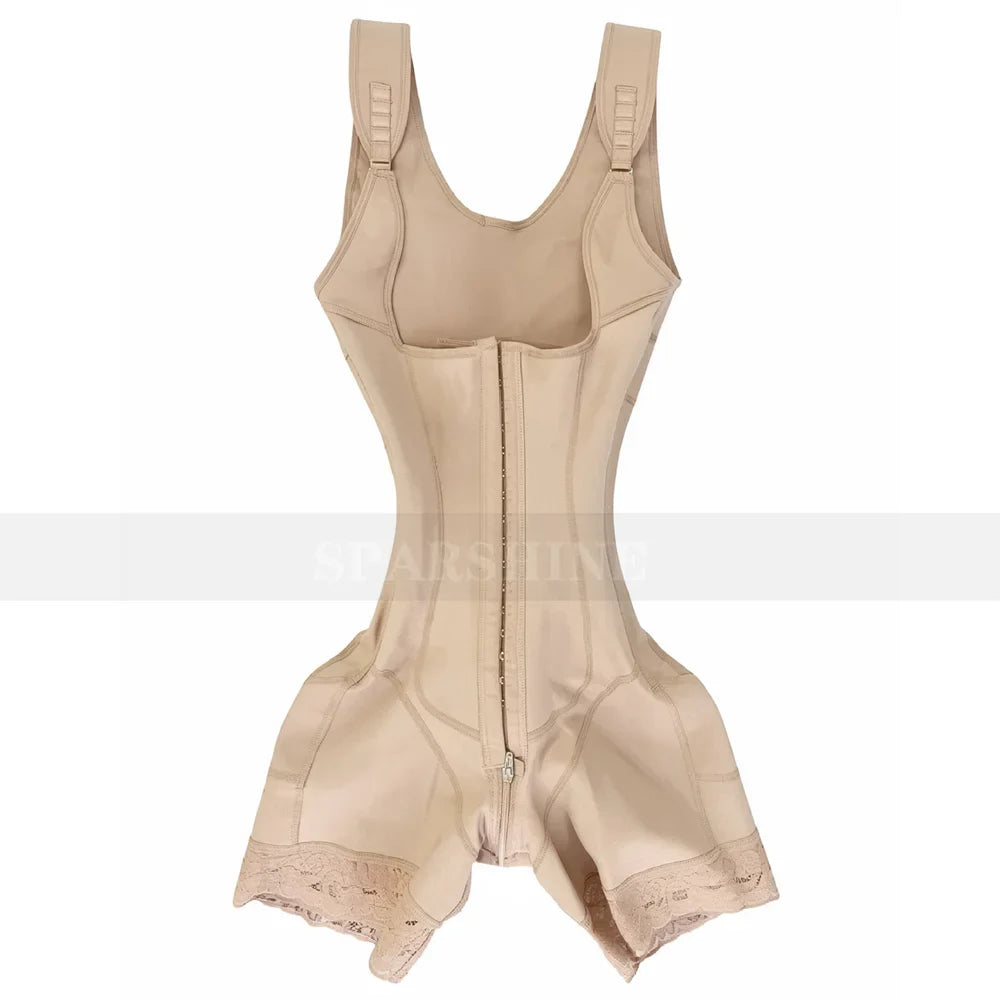 Buttocks Lifting Slimming Underwear Body Shaper Ladies Open Chest Sleeveless Jumpsuits New High Compression Shapewear Girdles