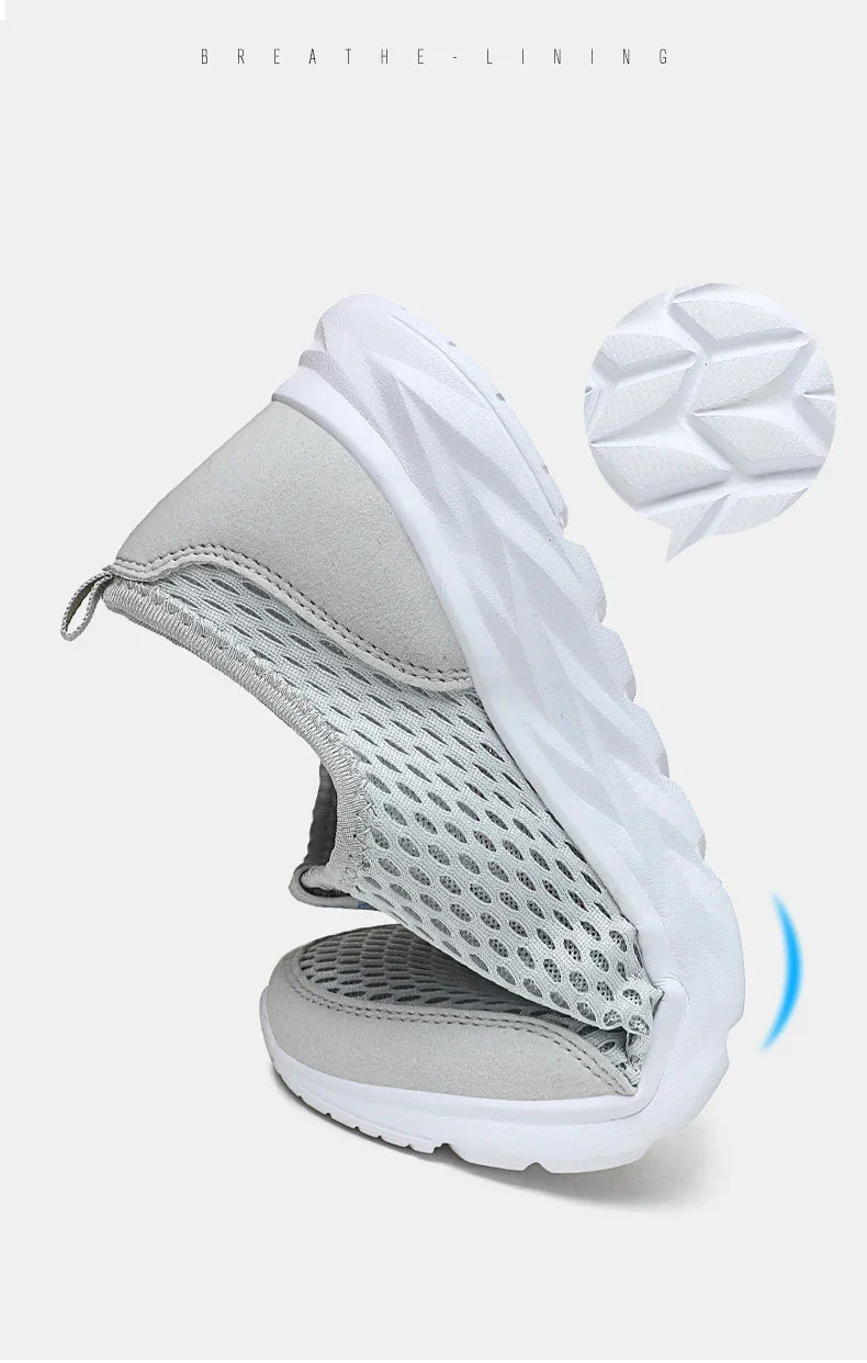 Men's Sneakers Breathable Mesh Men Casual Shoes Outdoor Non-Slip Big Size Loafers Walking Lightweight Male Tennis shoes
