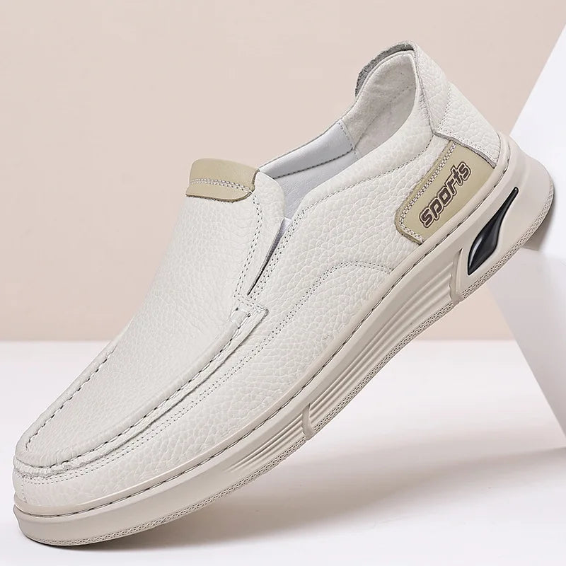 Spring Summer 2026 New Loafers for Men Soft Sole Fashion Business Casual Leather Shoes Male British Style Designer Shoe Man