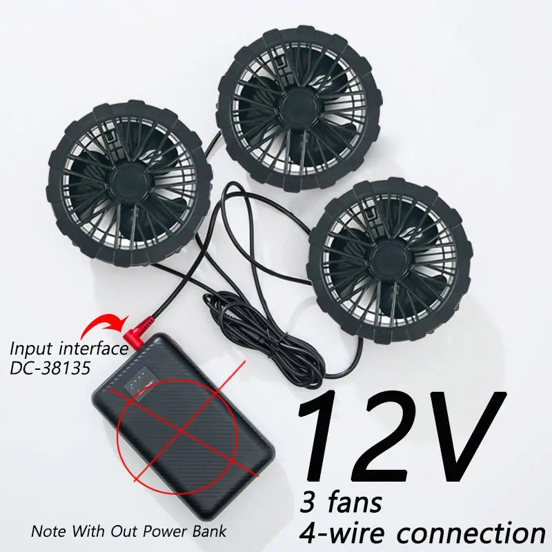 Cool Jacket Men's Hot Weather Work Fan Coat USB Refrigeration Air Conditioning Clothes Women's Body Cooling Fishing Clothes Vest