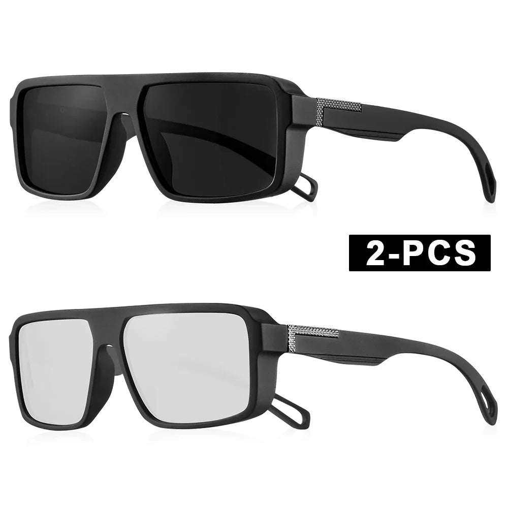 CRIXALIS Classic Square Polarized Sunglasses for Men Women Fashion Sports Sunglasses Male Vintage Outdoor Driving Fishing Shades