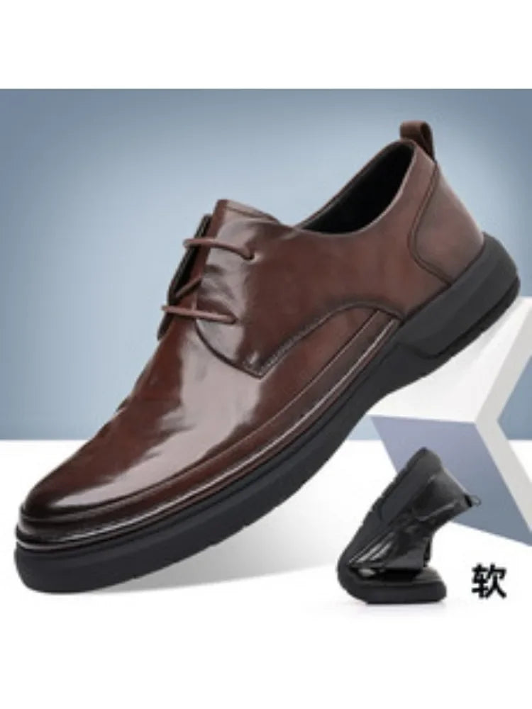 Men’s Classic Leather Dress Shoes – High-Quality Formal Footwear for Adults
