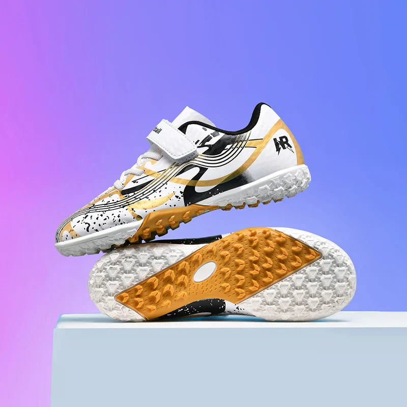 New Men Kids Professional Soccer Shoes Grass Boys Ultralight Football Boots Match Training Shoes Cleats Non-Slip Drop Shipping
