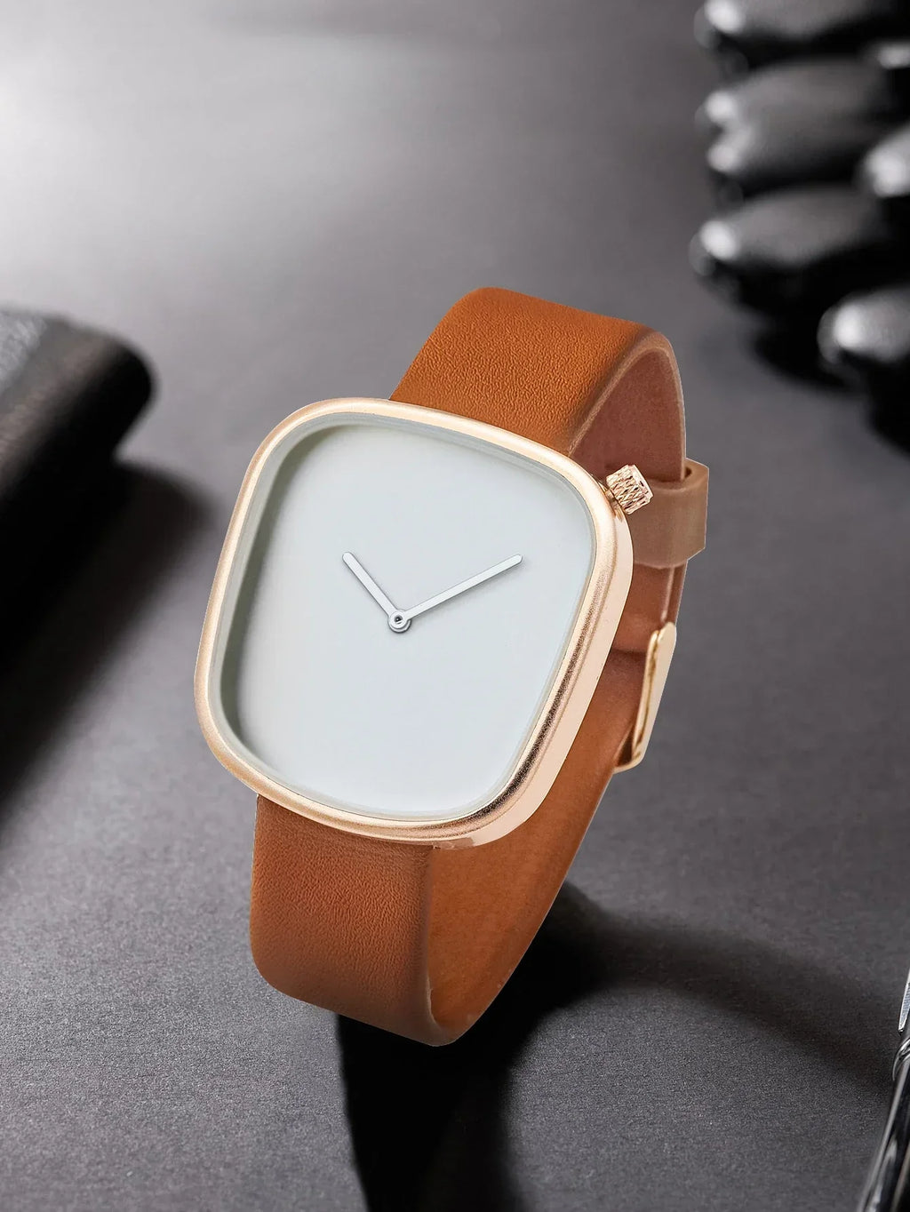 Watch Minimalist Men's Square Fashion Ultra thin Watch Minimalist Women's High Quality Elegant Quartz Watch Clock Gift