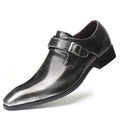 Men’s Pointed Toe Genuine Leather Dress Shoes – Formal Lace-Up EU 40–47