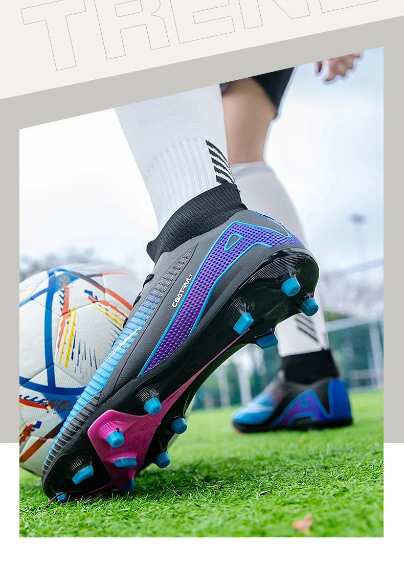 New Men Football Boots Professional Ultralight Match Grass Futsal Soccer Shoes Cleats Women Unisex High-quality TF/FG Sneakers