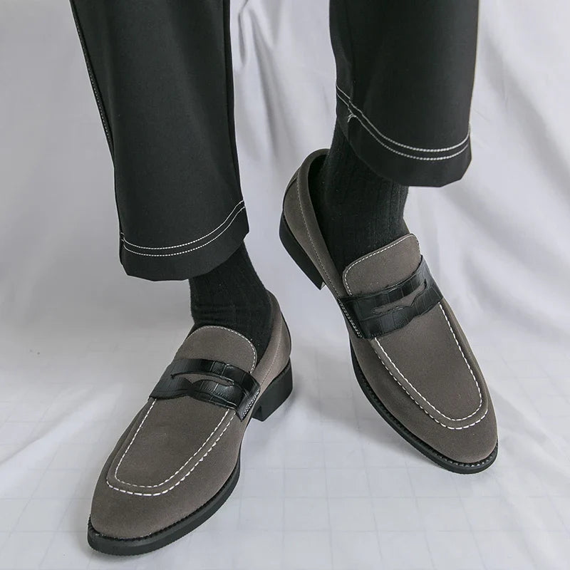 Hot Selling Business Leather Shoes Trendy and Versatile Breathable and Casual Shoes Comfortable and Long-lasting Work Shoes