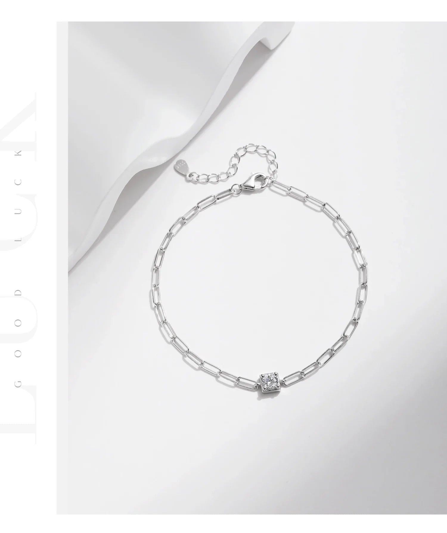 Clear D Color Moissanite Bracelet 0.3 Carat Lab Diamond 925 Sterling Silver Elegant Bracelet For Women Fine Jewelry
