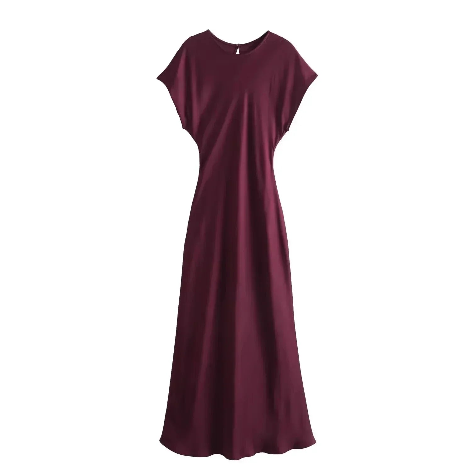 Midi Satin Dress Woman Long Dresses For Women Chic And Elegant Evening Dresses Female Party Dress