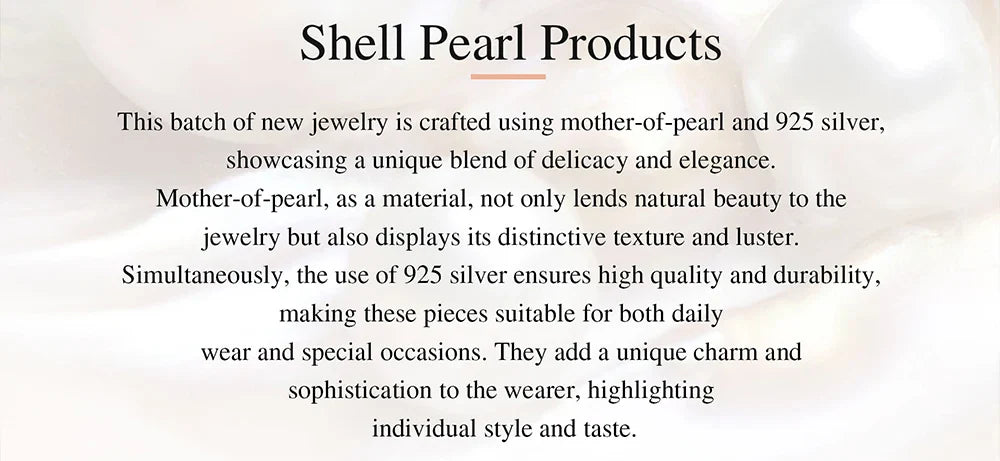 Elegant Ladies 925 Sterling Silver Necklace Four-Leaf Clover Inlaid Shell Decoration Suitable Daily Wear And Gifts