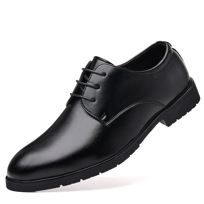 Men's Formal Leather Shoes – High-Quality Business & Wedding Dress Footwear