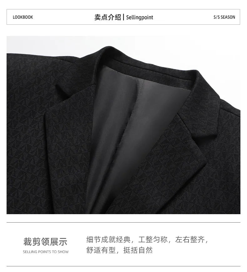 10 Colors Men's Casual Blazer 2026 Spring New Comfortable Single Breasted Suit Jacket for Men
