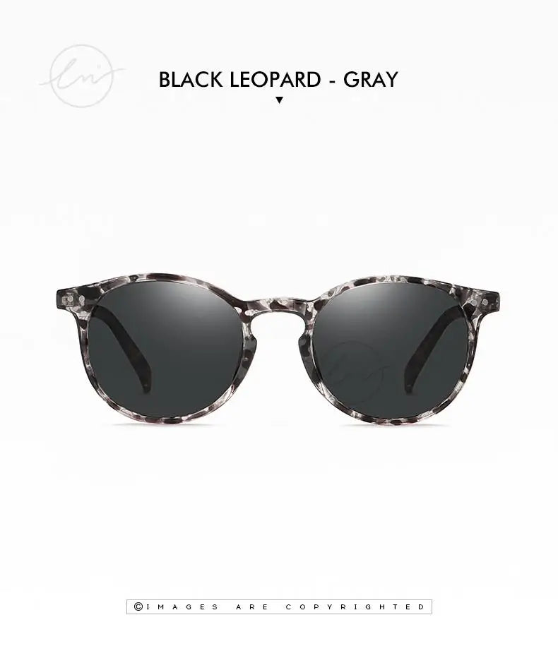 Retro Round Sunglasses Women Men Ultralight TR90 Polarized Unisex Driving Shades Vintage Sun Glasses UV400 Gafas De Sol