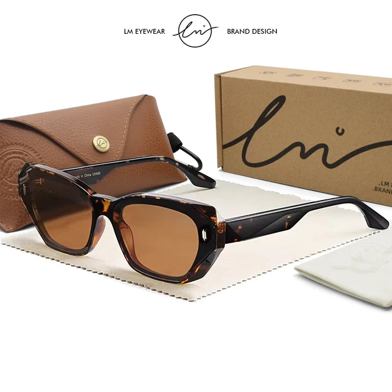 2024 Trending Cat Eye Polarized Sunglasses For Women Fashion TR90 Ladies Eyewear UV400 High Quality Gafas de sol