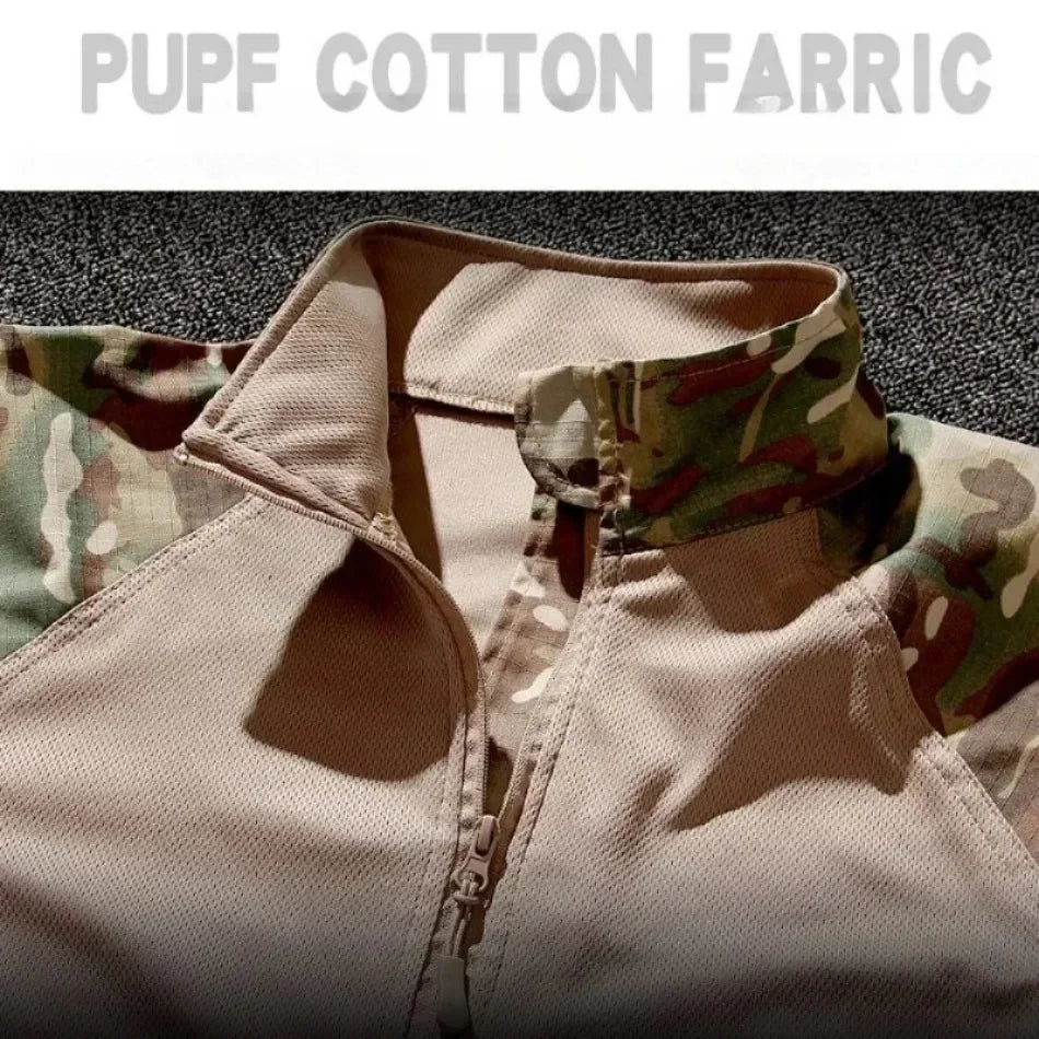 Tactical Uniform Milit Camo Suit Hunting Clothes Combat Shirts Camping Pants Men Workwear Suits Airsoft Paintball Sets
