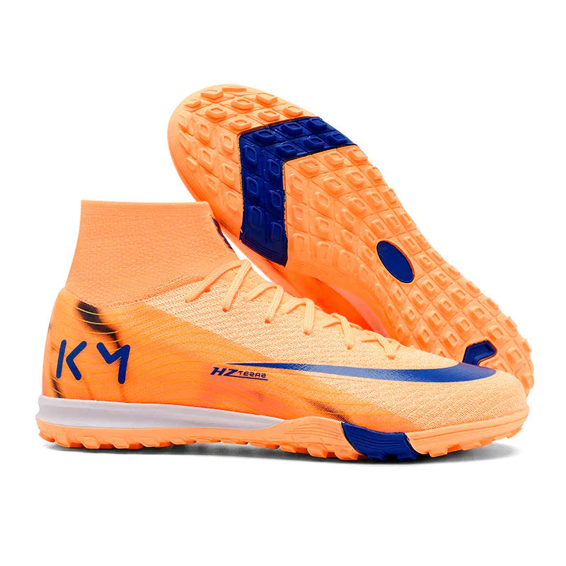 New Men Soccer Shoes Breathable Cleats Football Boots Training Boys Long Spikes Adult Outdoor Sport Non Slip Match Comfortable