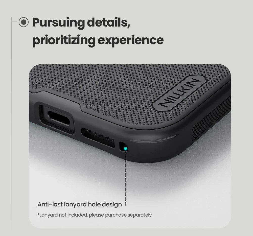 Nillkin For iPhone 17 Pro Max 17Pro Frosted Shield Pro Case PC+TPU Airbags Shockproof Anti-Scratch Phone Cover