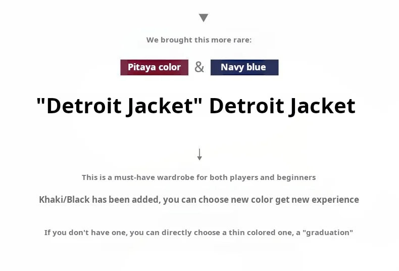 Men's Retro J001 Detroit Jacket Heavyweight Canvas Hunting Coat Lapel Collar Work Jackets with Zipper for Spring Fall