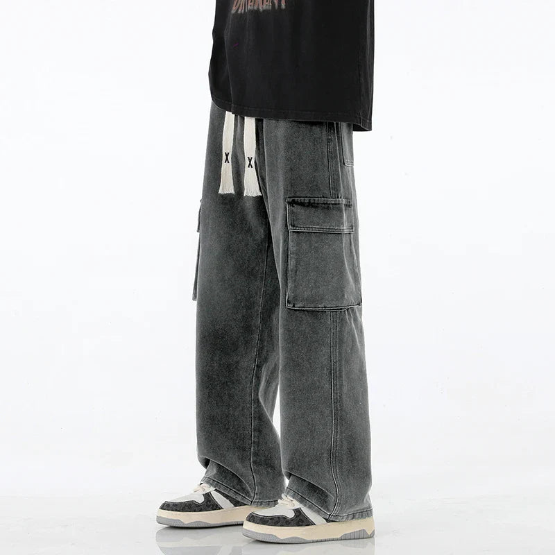 Men's Cargo Baggy Jeans