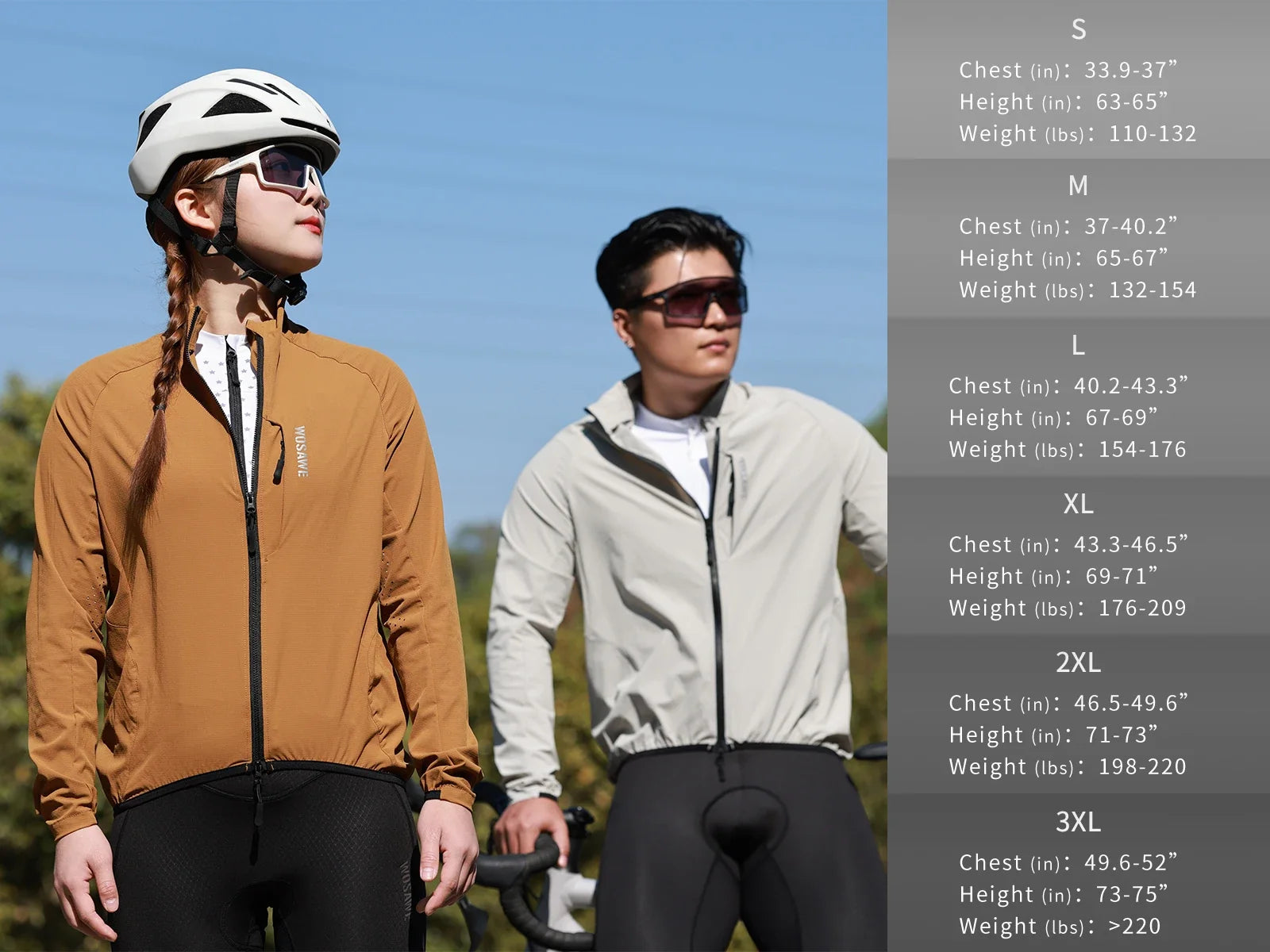 Summer Bike Jacket Water-repellent Cycling Jacket Outdoor Hiking Fishing Sportswear Long Jersey YKK Zip