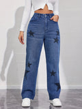 High Waist Washed Jeans Women Jean Ankle Length