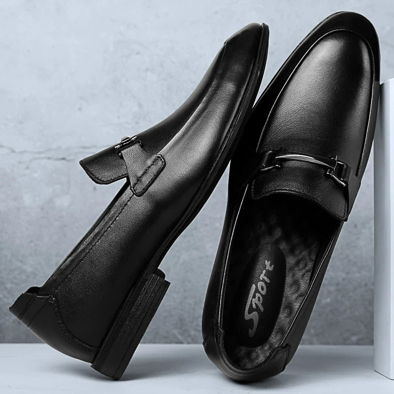 Italy Luxury Brand Fashion Men Casual Shoes Loafer Shoes Men Genuine Leather Slip-on Formal Shoes Moccasins Handmade Man Shoes
