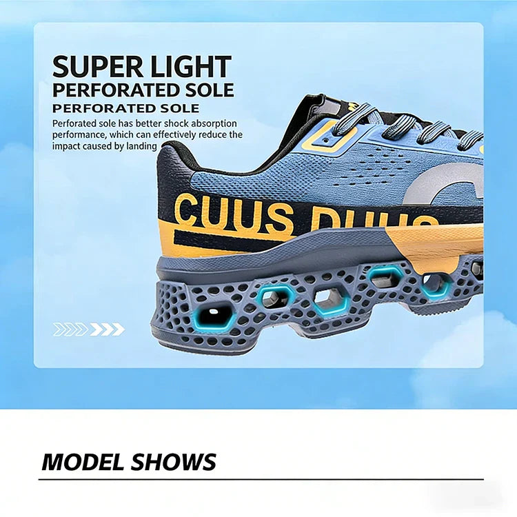 Men's Cushioning Running Shoes Lightweight Athletic Casual Sneakers Male Non-Slip Sports Shoes Outdoor Travel Walking Shoes