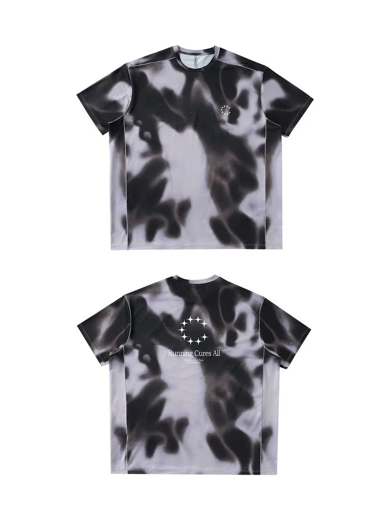 Men's Digital Camo Long-Sleeved T-Shirt: Lightweight, Breathable, Moisture-Wicking—Ideal for Outdoor Sports & Fitness